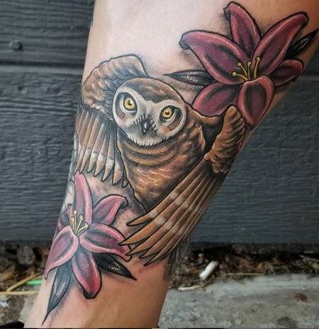 Tattoos - Cody Cook Owl - 139614